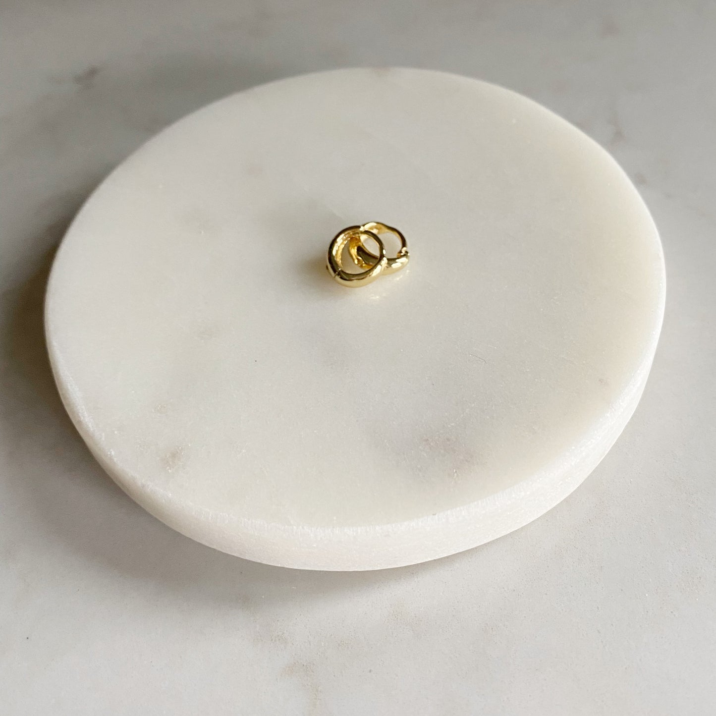 Mini Hazel Hoops | Small Gold Hoops