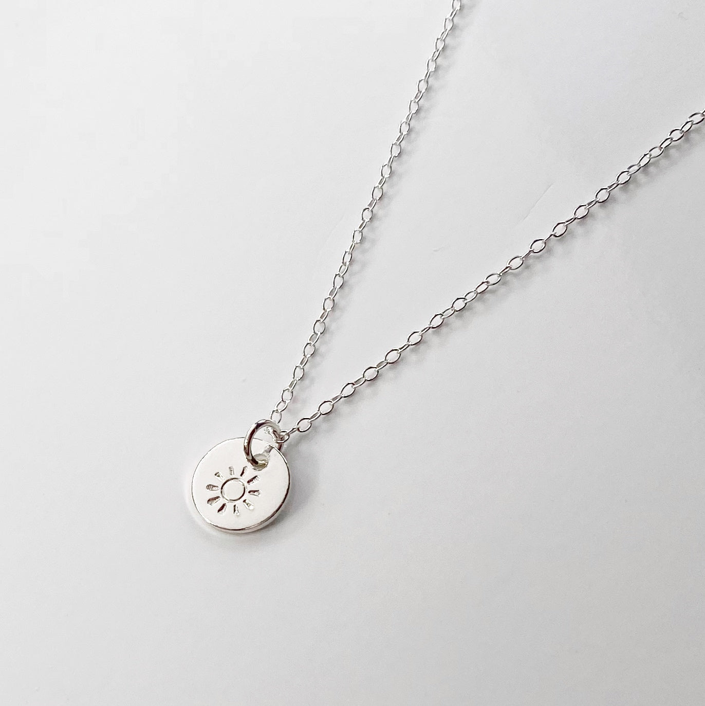 Sunshine Necklace | Dainty Symbolic Pendant Necklace