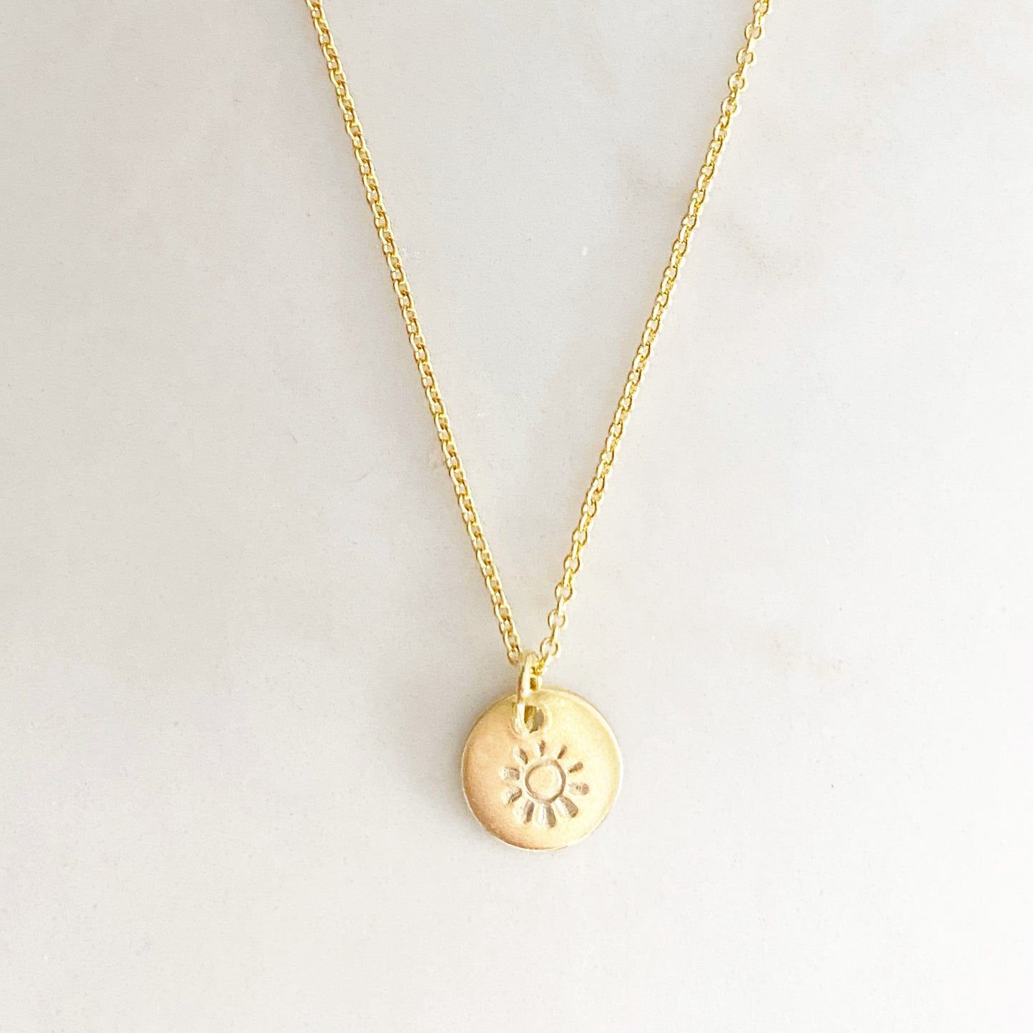 Sunshine Necklace | Dainty Symbolic Pendant Necklace