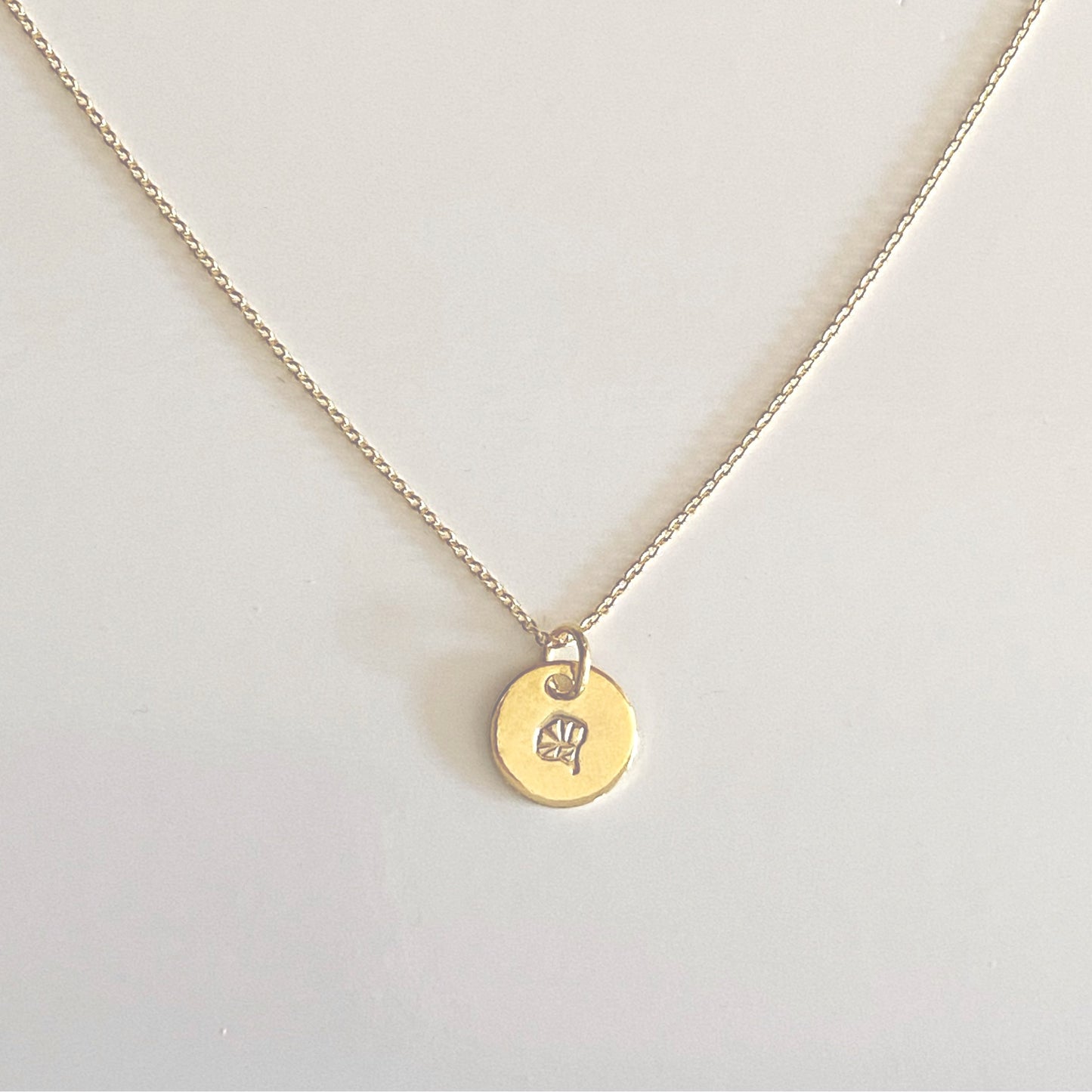September- Morning Glory Birth Flower Necklace