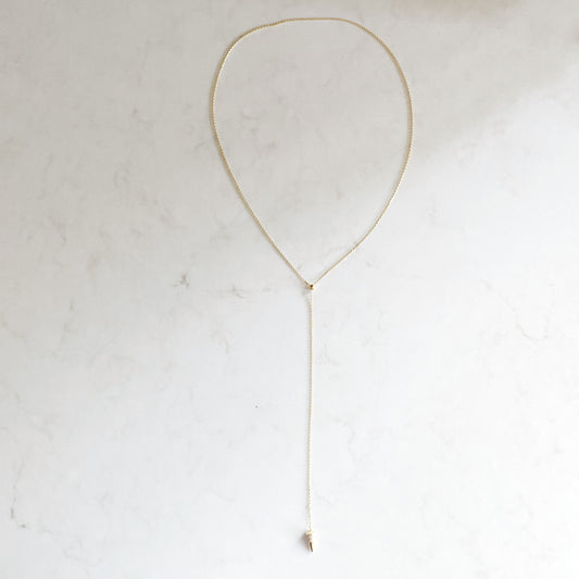 Charlotte Lariat Necklace - Personalized