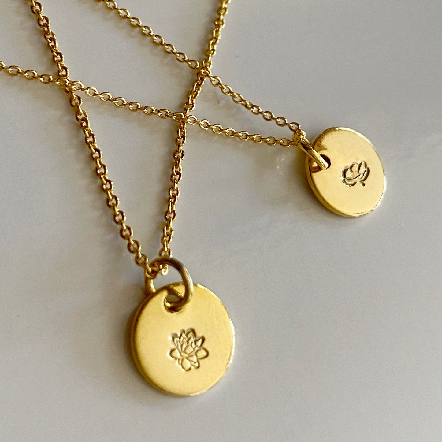 July - Lotus Birth Flower Necklace