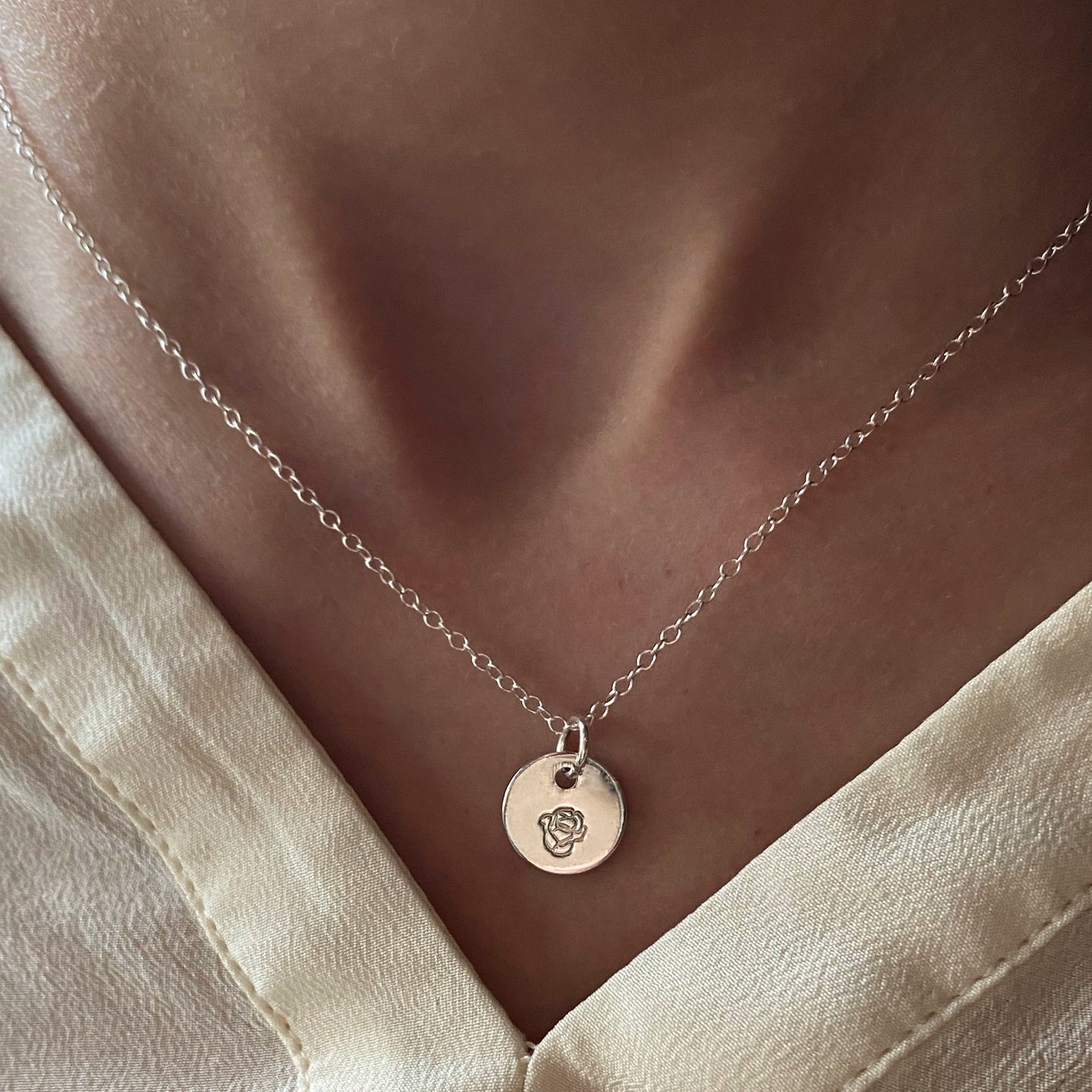 July - Lotus Birth Flower Necklace