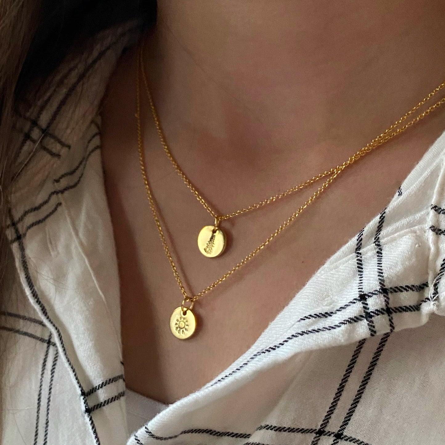 Sunshine Necklace | Dainty Symbolic Pendant Necklace