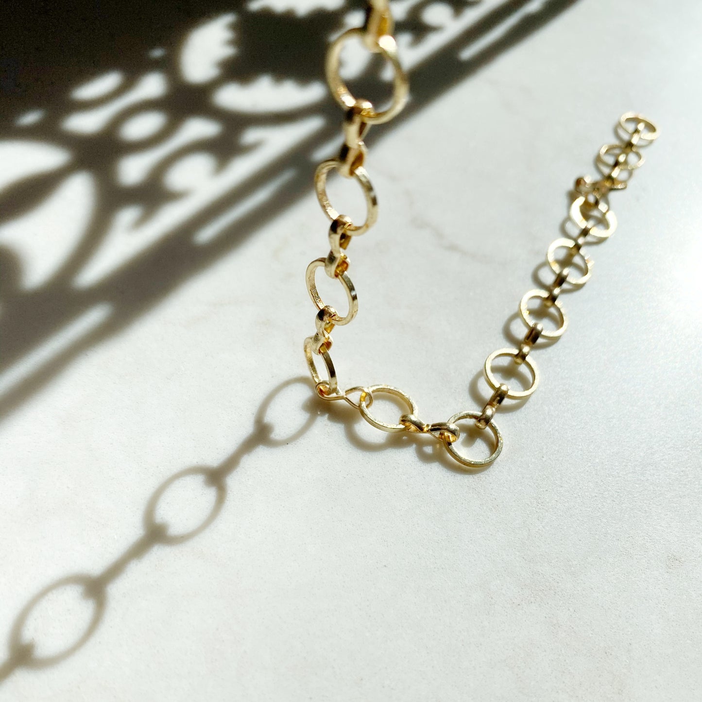 Poppy Bracelet | Circle Chain Bracelet