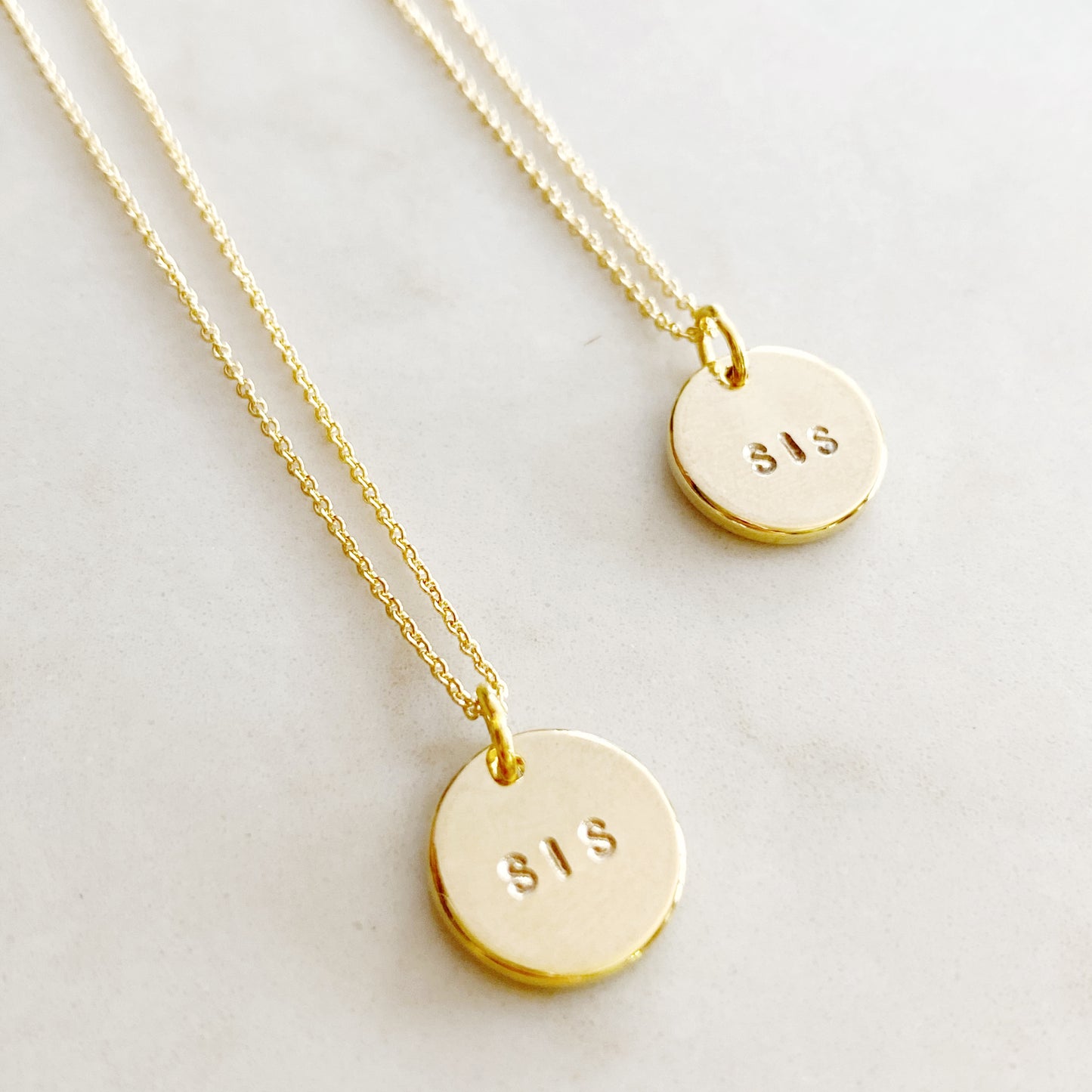 Sis Necklace | Hand-Stamped Necklace