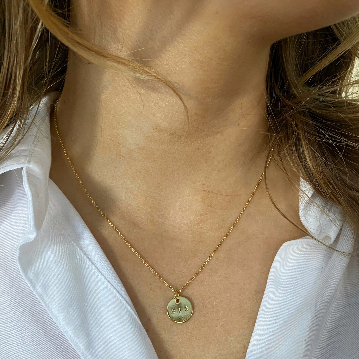 Sis Necklace | Hand-Stamped Necklace