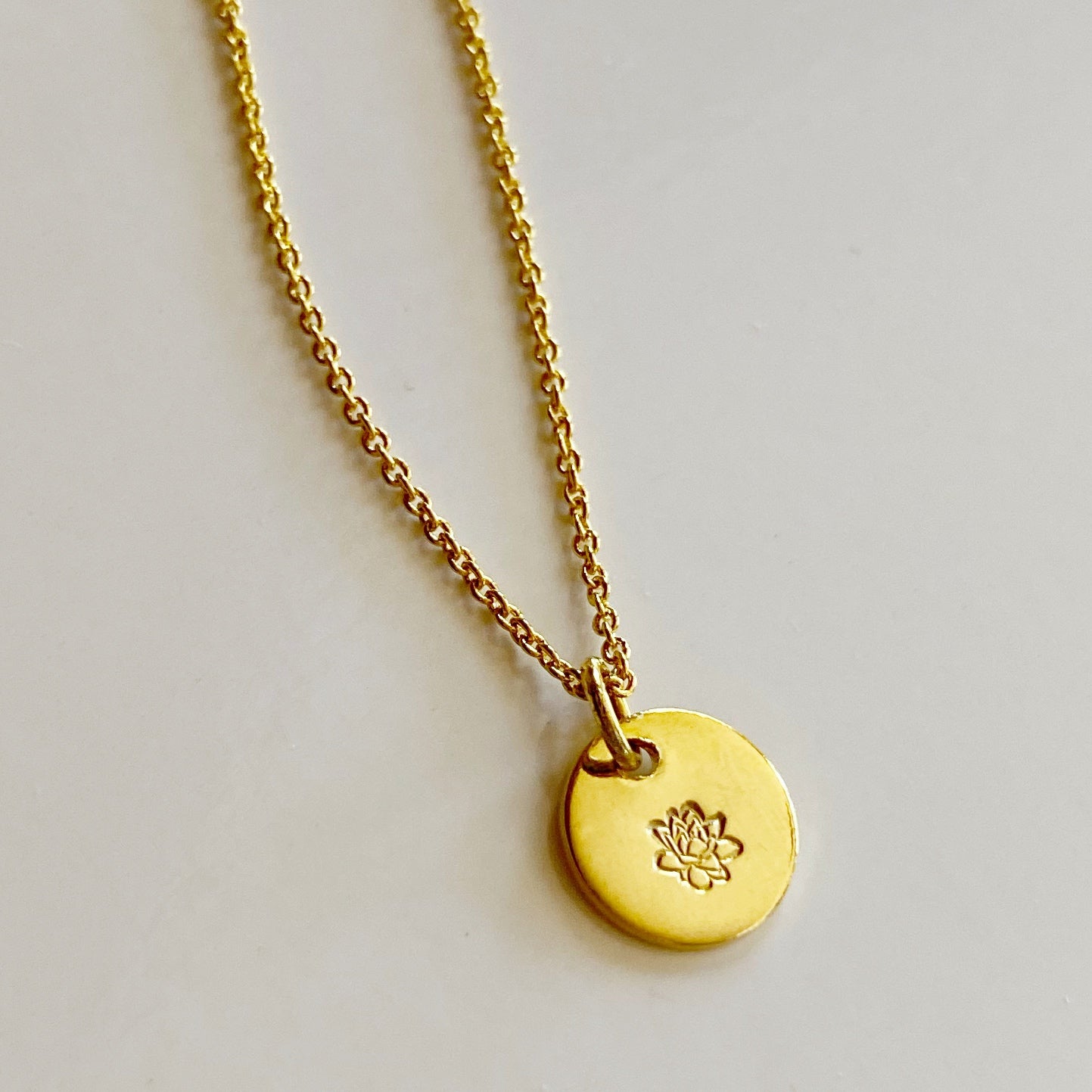 July - Lotus Birth Flower Necklace
