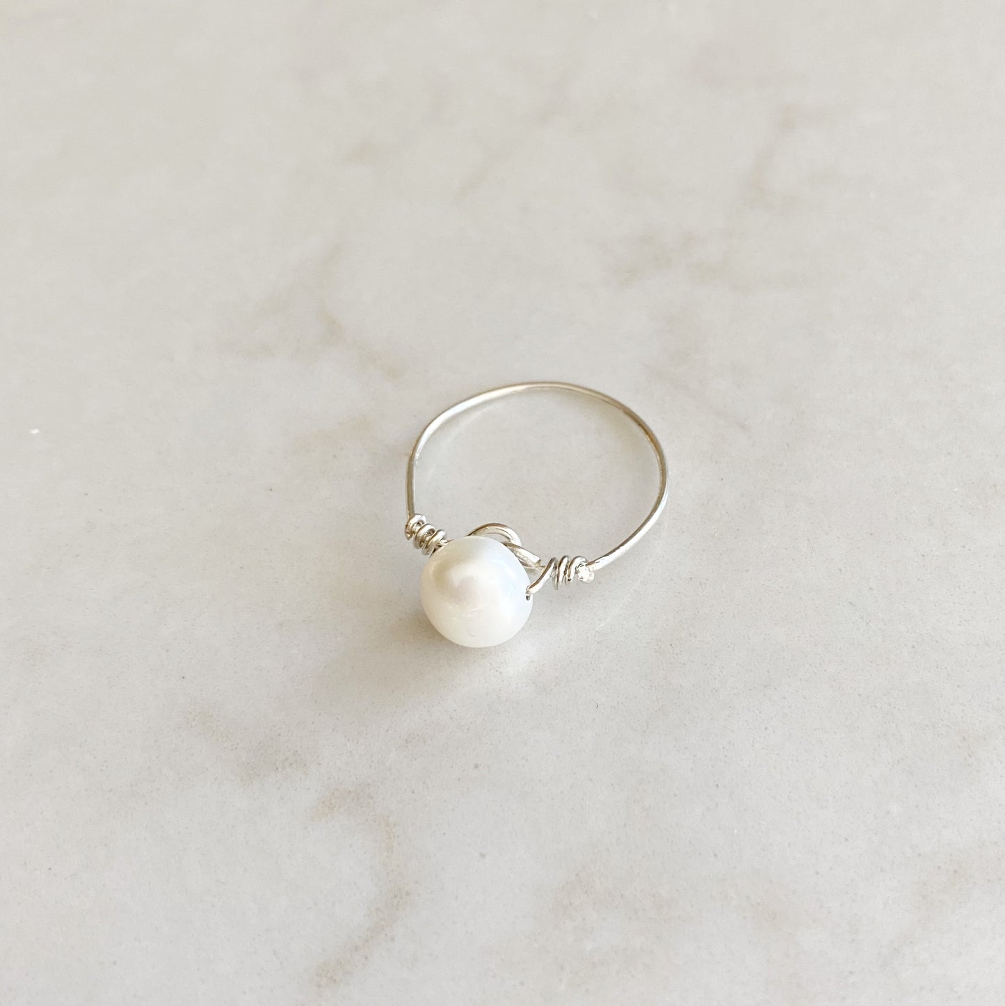 Snowball Pearl Ring
