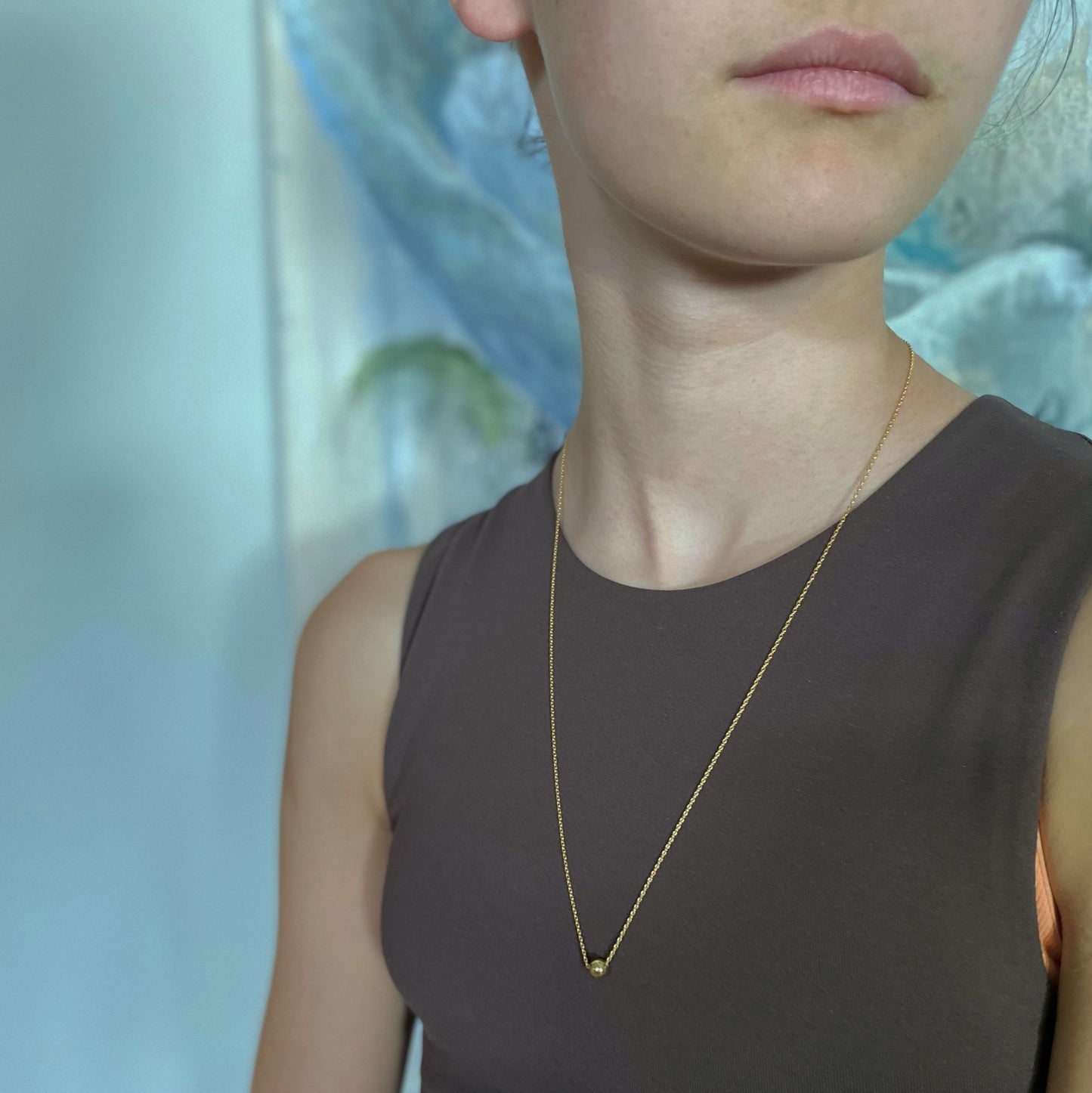 Ginger Lariat/Choker Necklace
