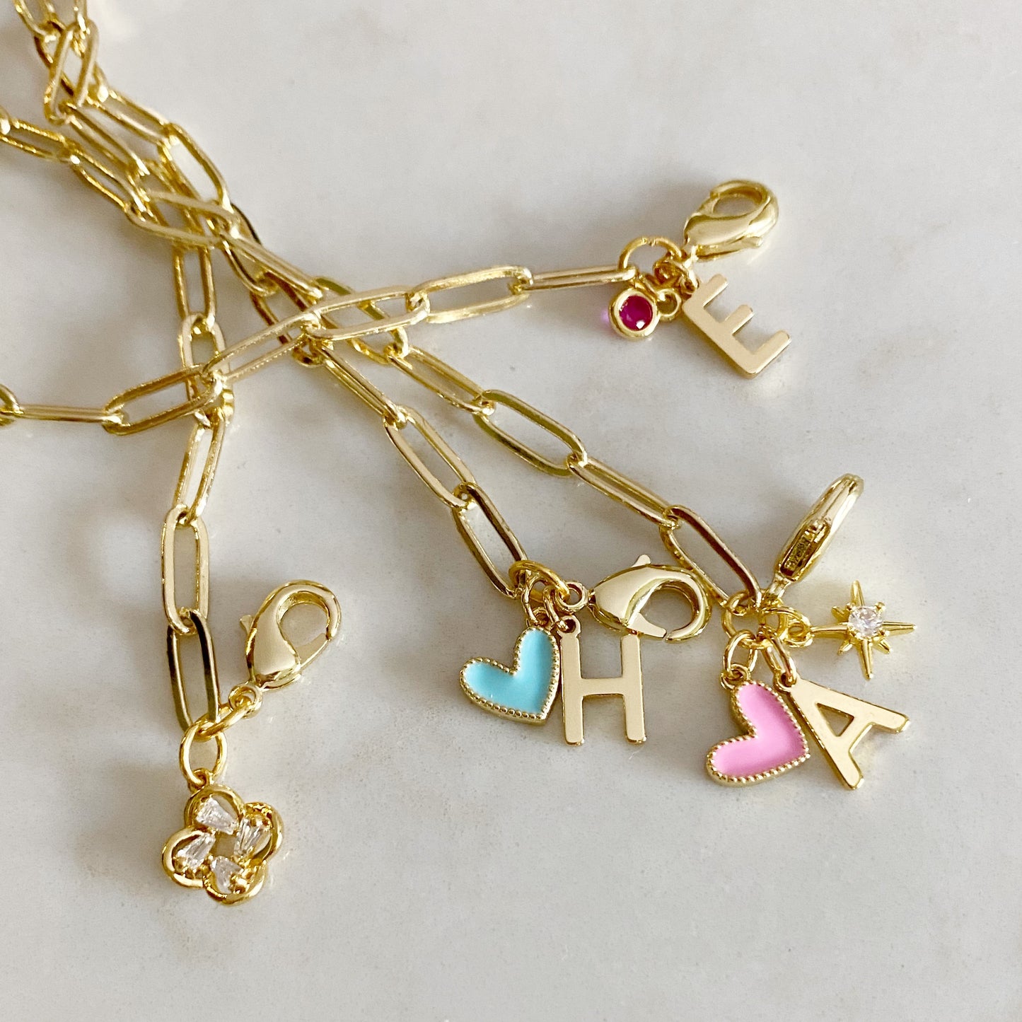 Charmed Stevie Bracelet | Personalized Custom Charm Bracelet