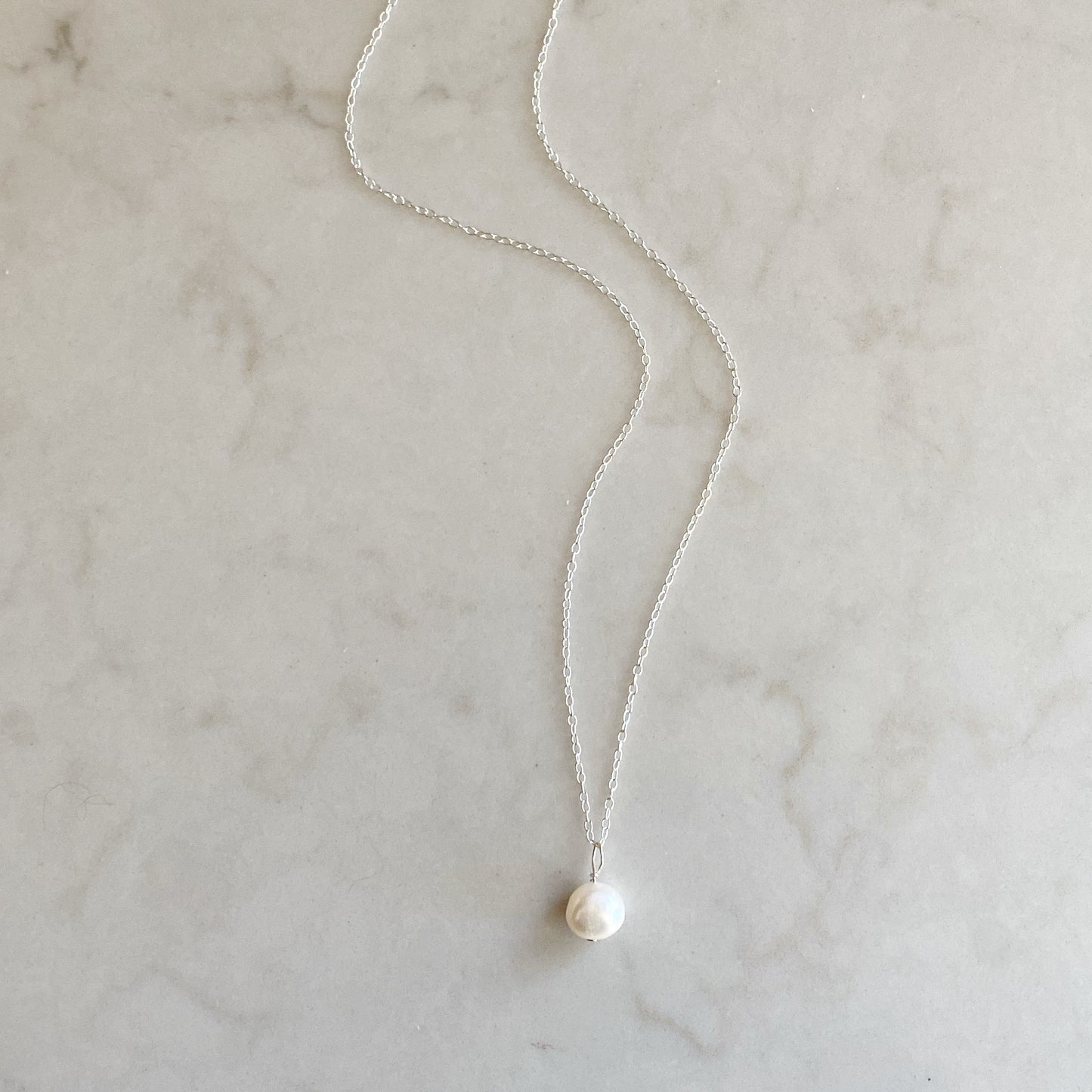 Snowball Pearl Necklace
