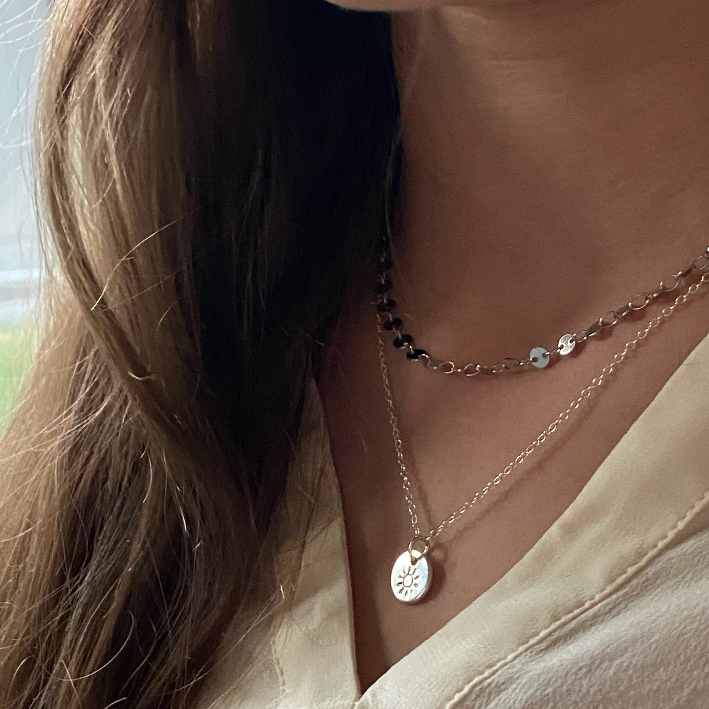 Sunshine Necklace | Dainty Symbolic Pendant Necklace