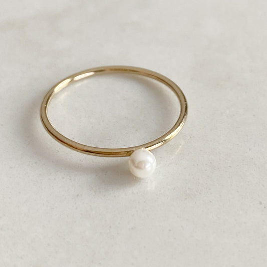 Pearl Stacker Ring