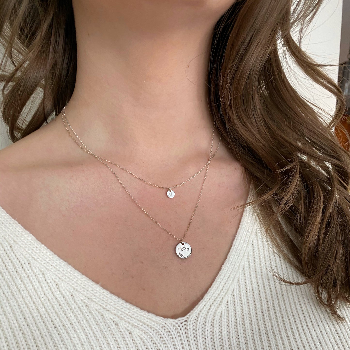 Tiny Initial Necklace