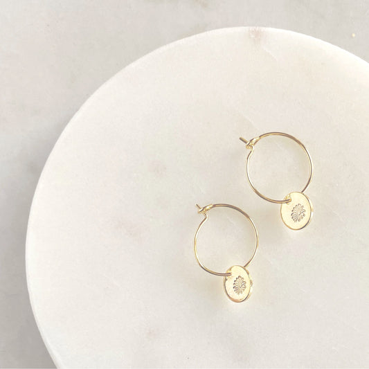 Birth Flower Earrings | Personalized Birth Month Flower Jewelry