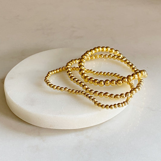 Bailey Bracelet | Gold Beaded Bracelet