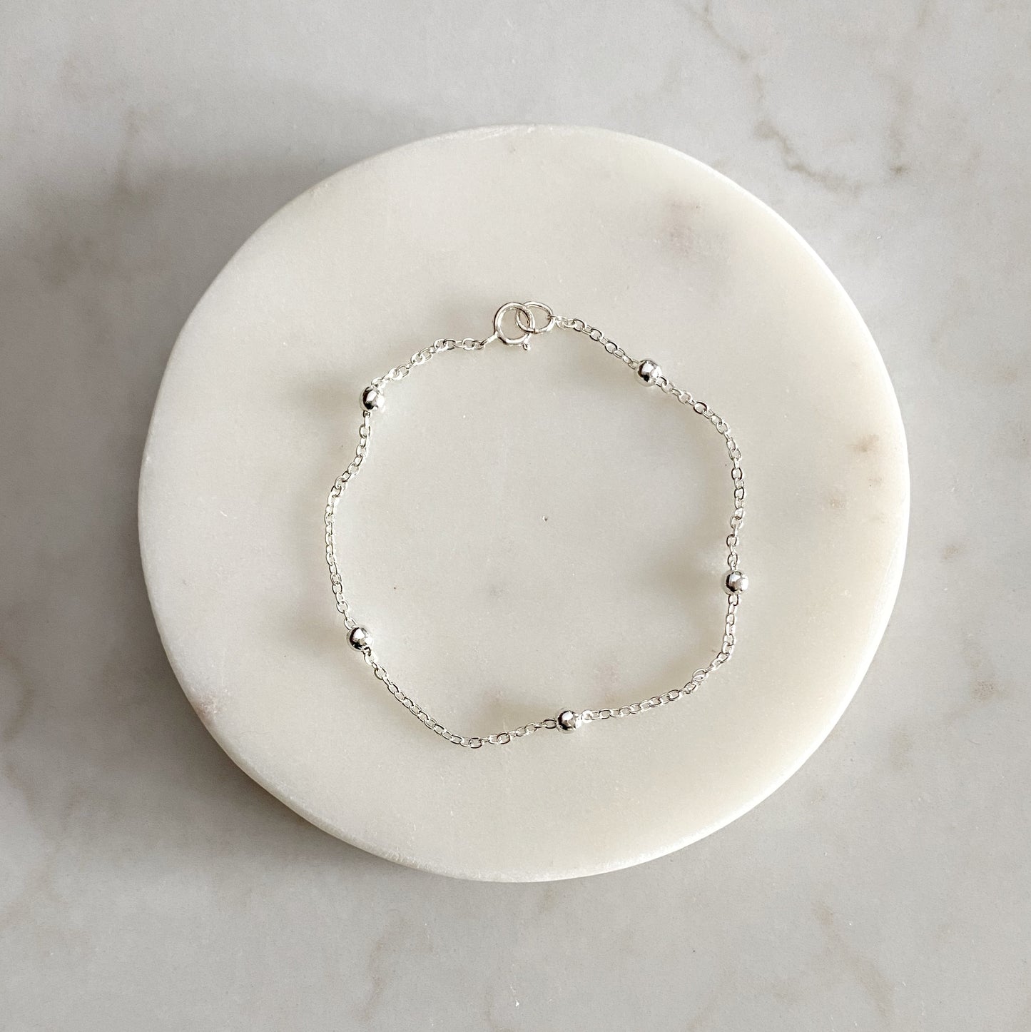 Delicate Silver Chain Bracelets