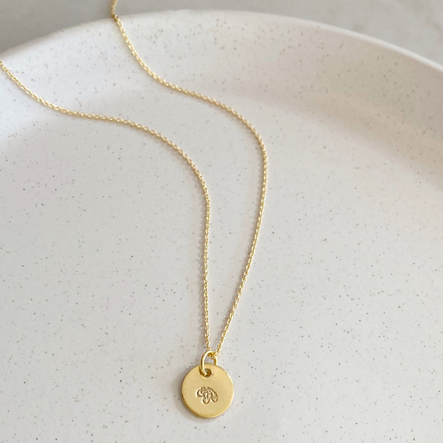 January - Carnation Birth Flower Necklace
