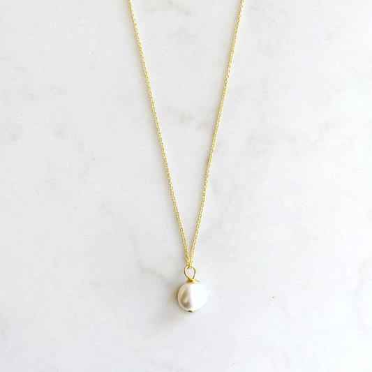 Snowball Pearl Necklace