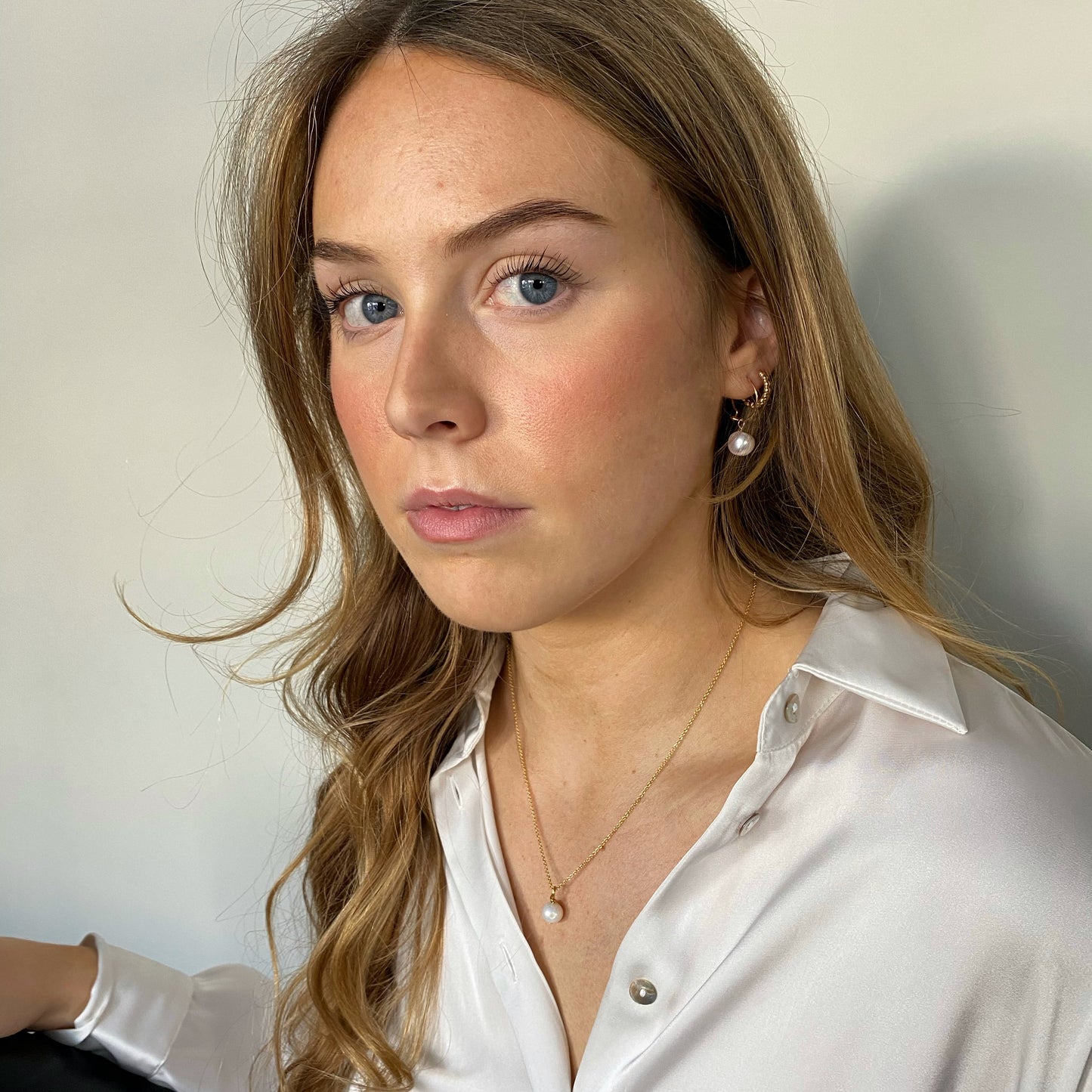 Snowball Pearl Necklace