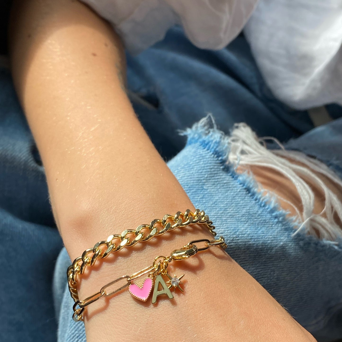 Charmed Stevie Bracelet | Personalized Custom Charm Bracelet