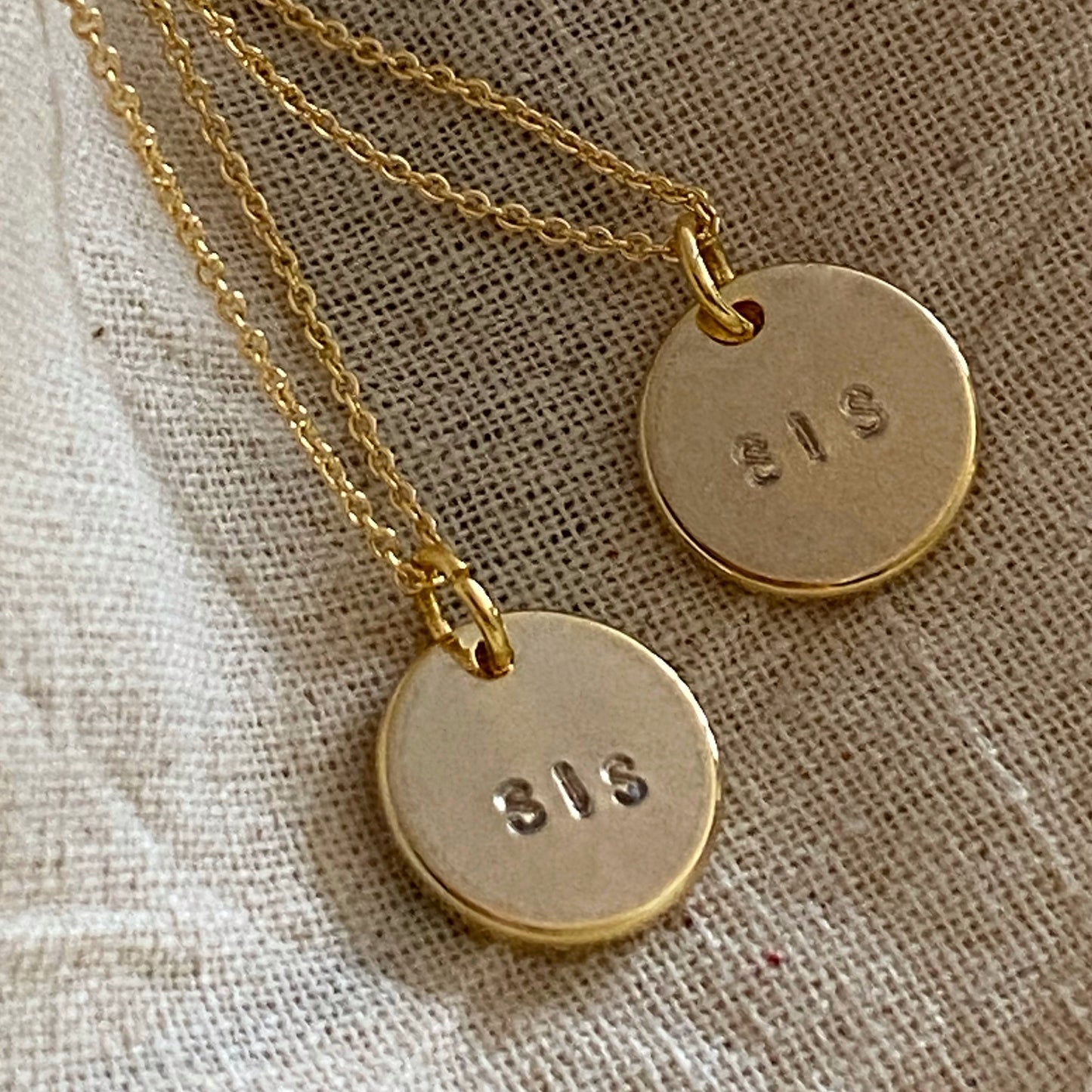 Sis Necklace | Hand-Stamped Necklace