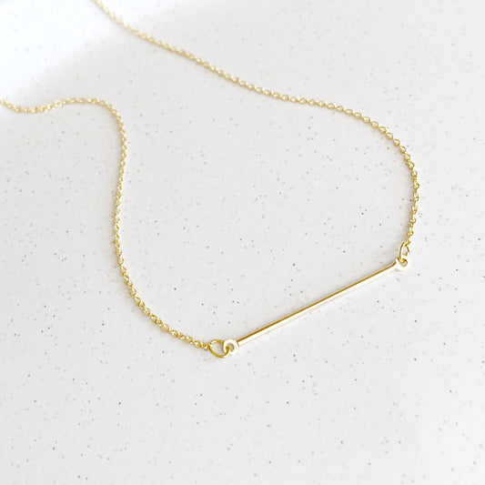 Fine Bar Necklace