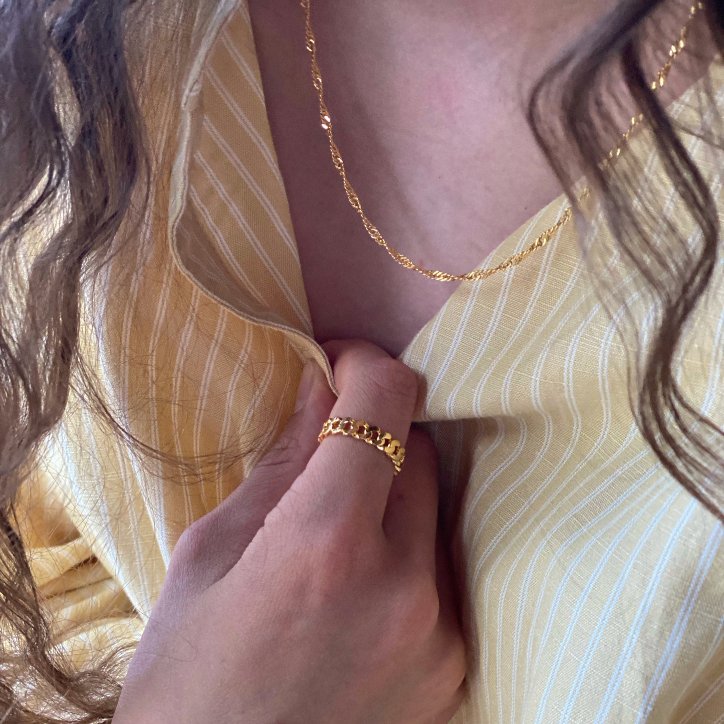 Rosa Chain | Delicate Twisted Chain Necklace